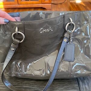 Grey Coach shoulder bag